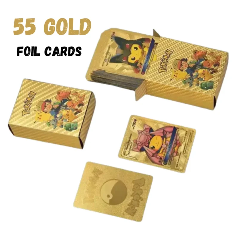 gold pokemon cards