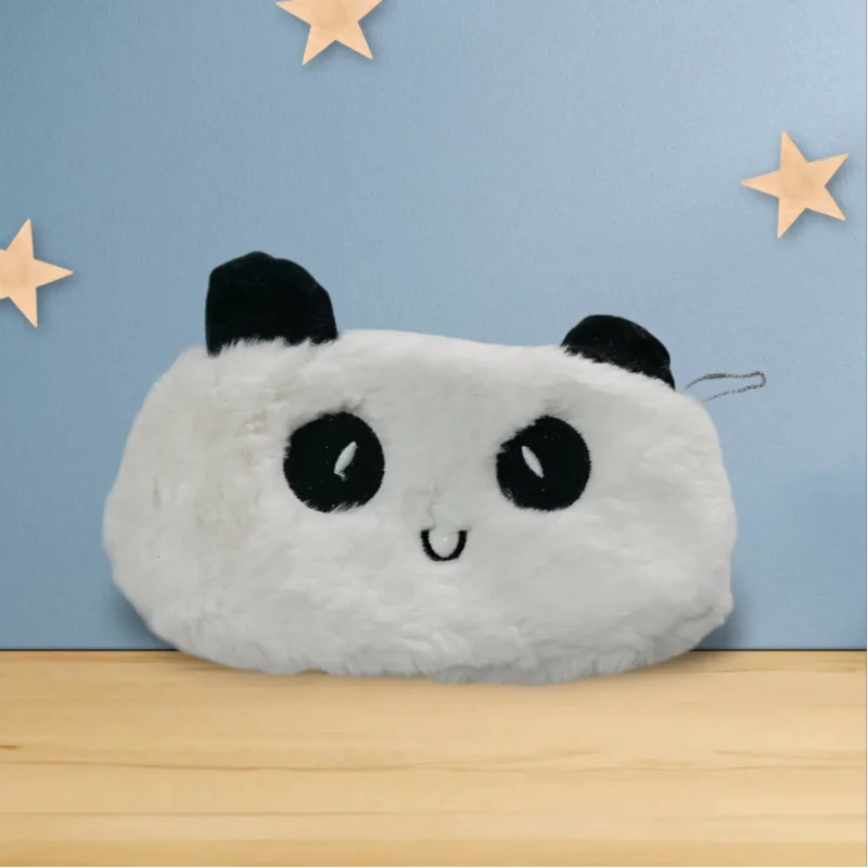 panda fur pouch for kids