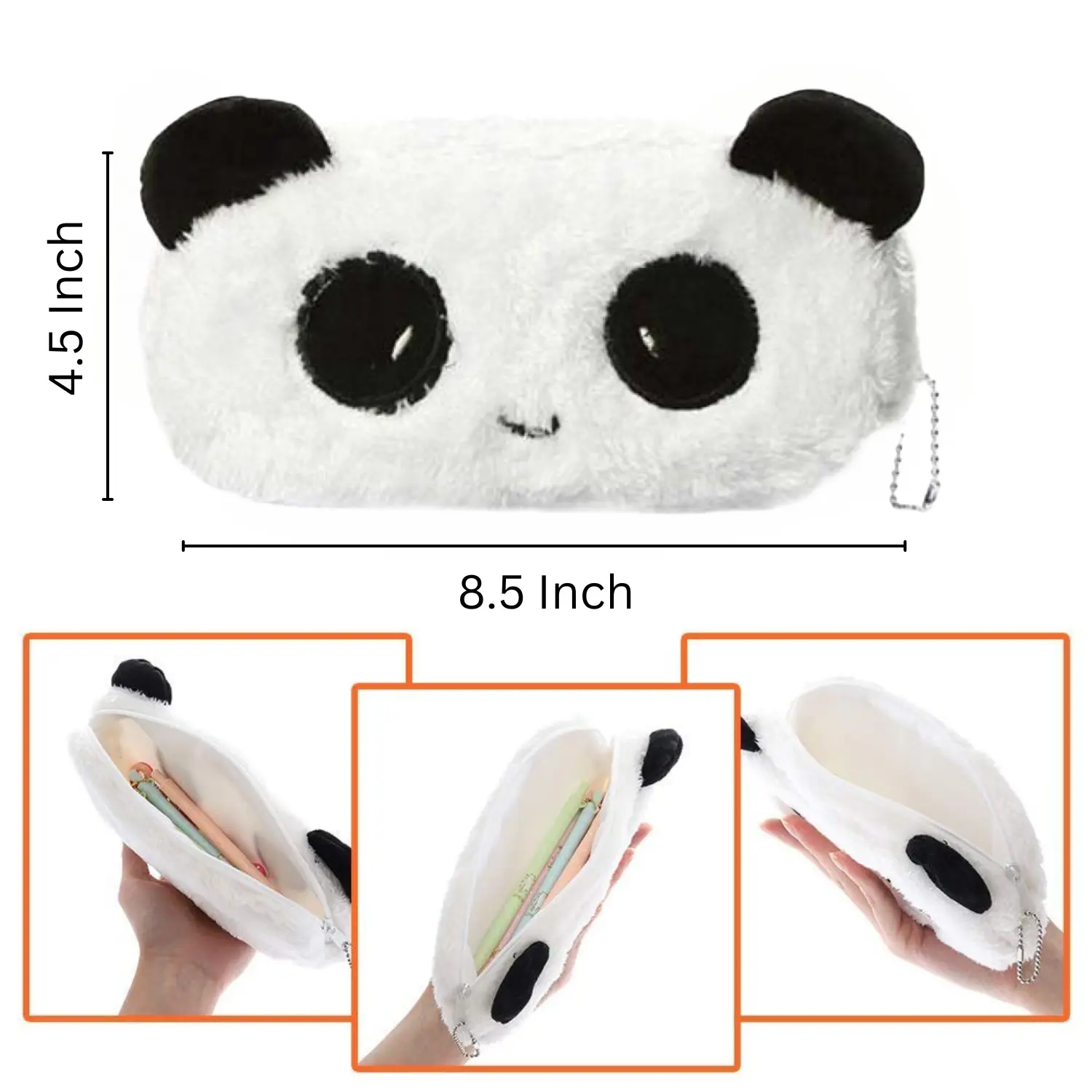 panda fur pouch