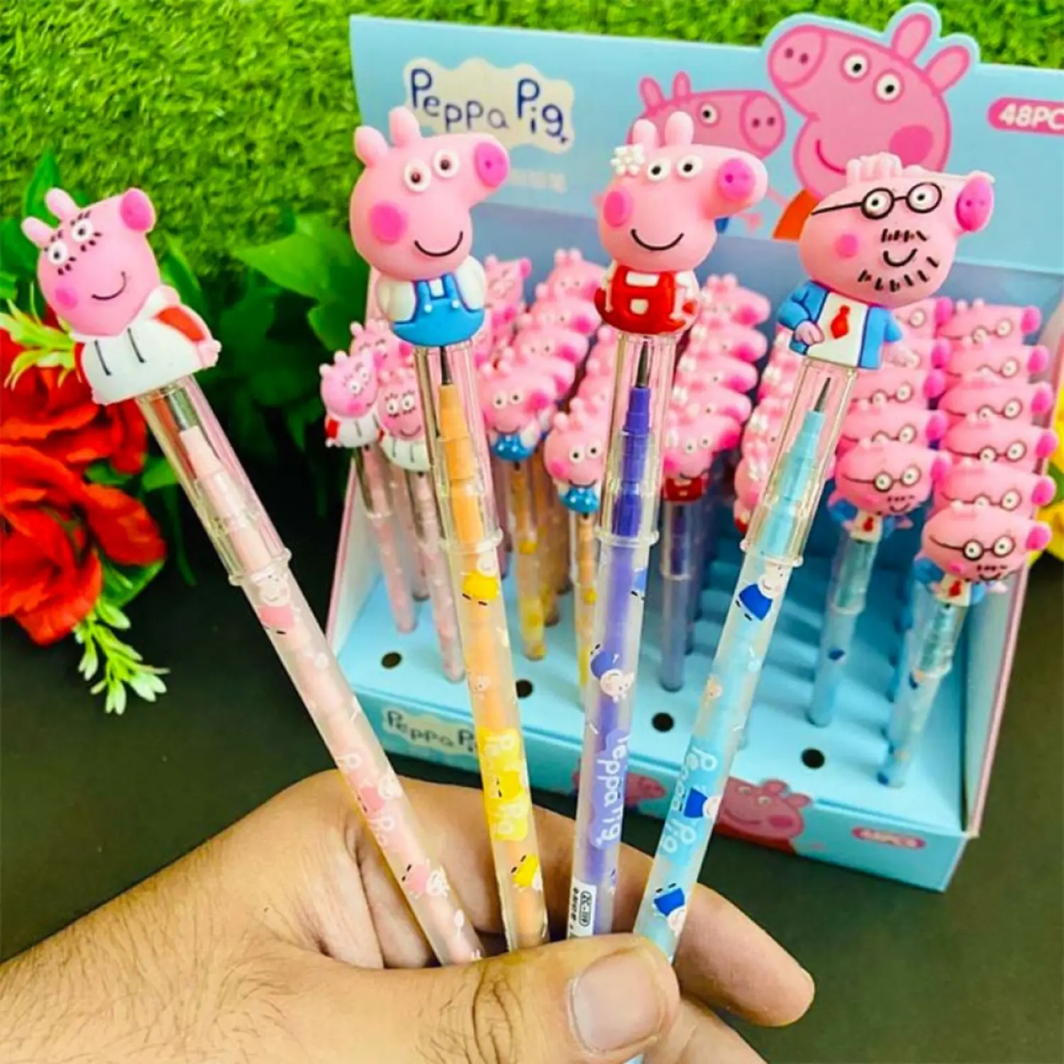 pencils peppa pig theme