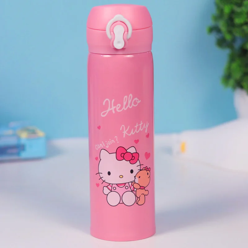 hello kitty pink water bottle