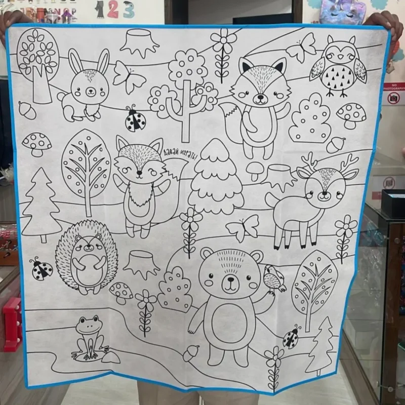 washable coloring mat for kids