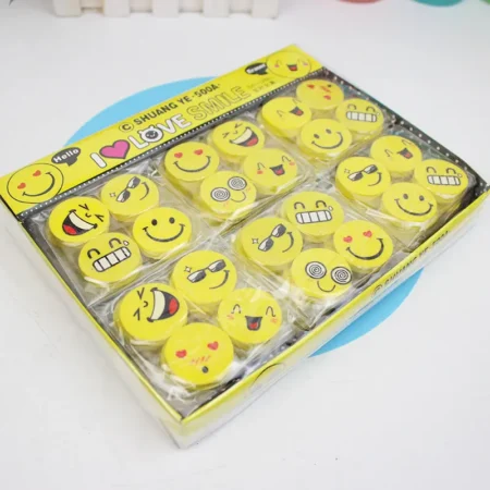 smiley erasers