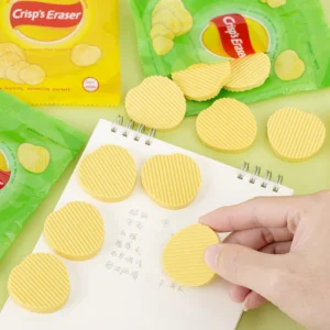 chips eraser pack of 4