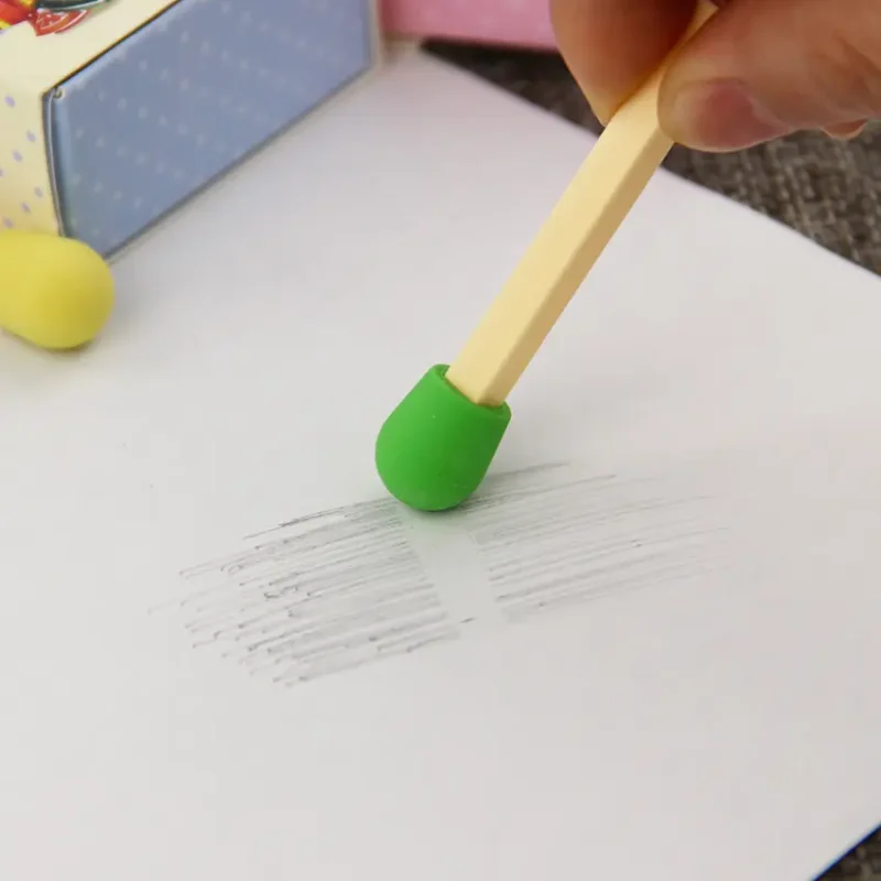 match stick erasers for kids