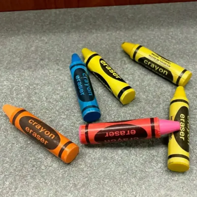 small crayon erasers