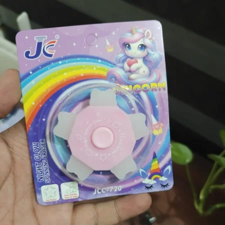 unicorn fidget spinner eraser