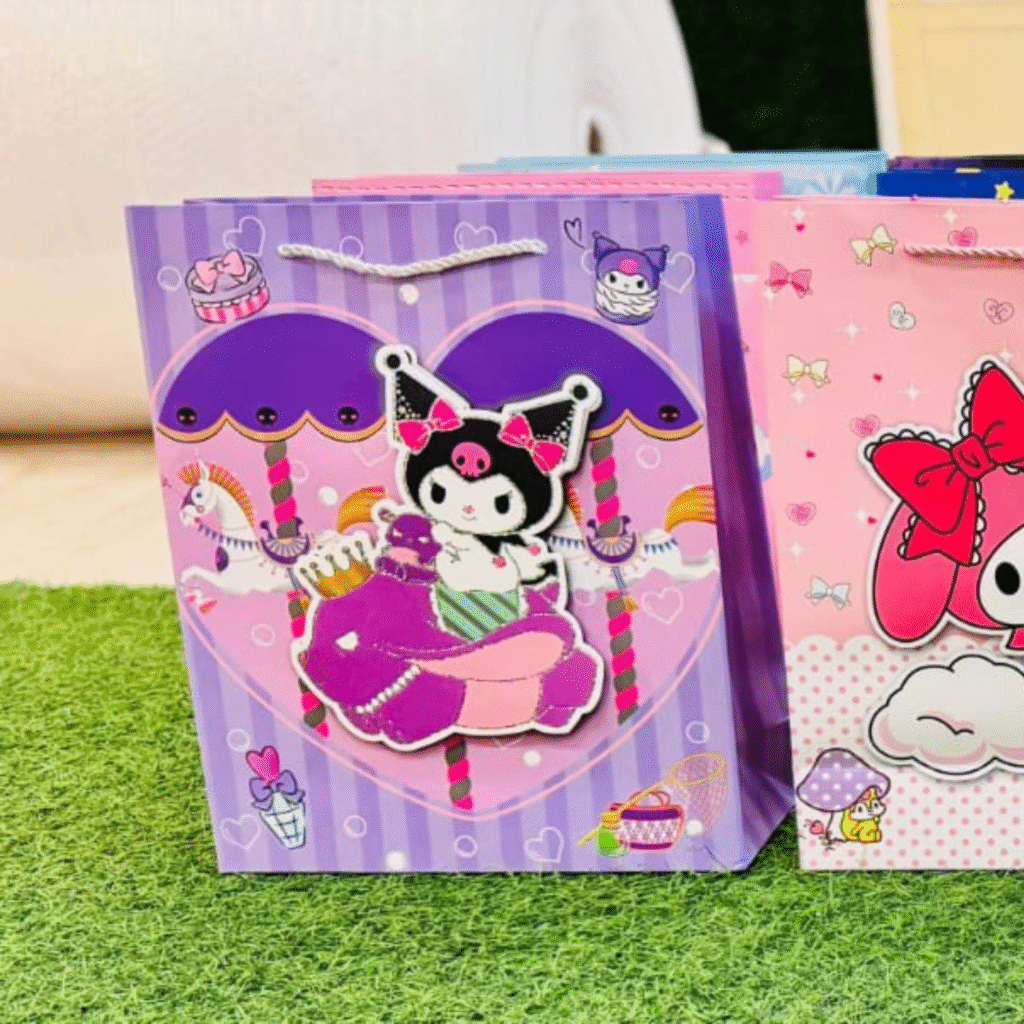 Sanrio Paper Gift Bags in 3D, Large Size - Surprise Kids