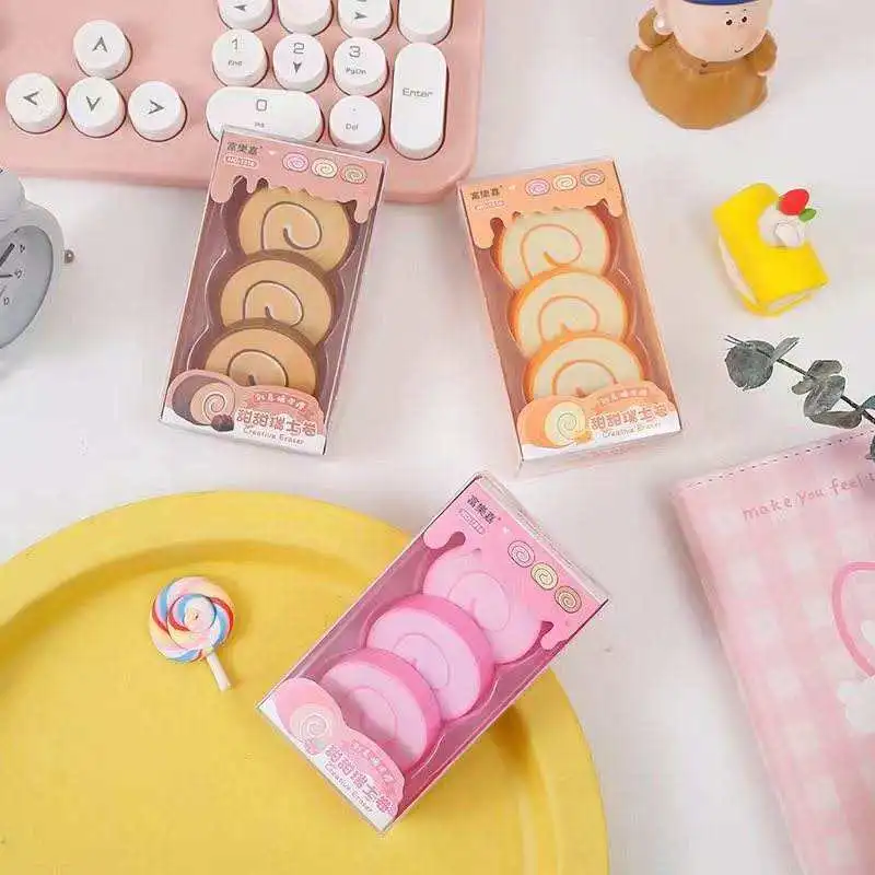 swiss roll erasers