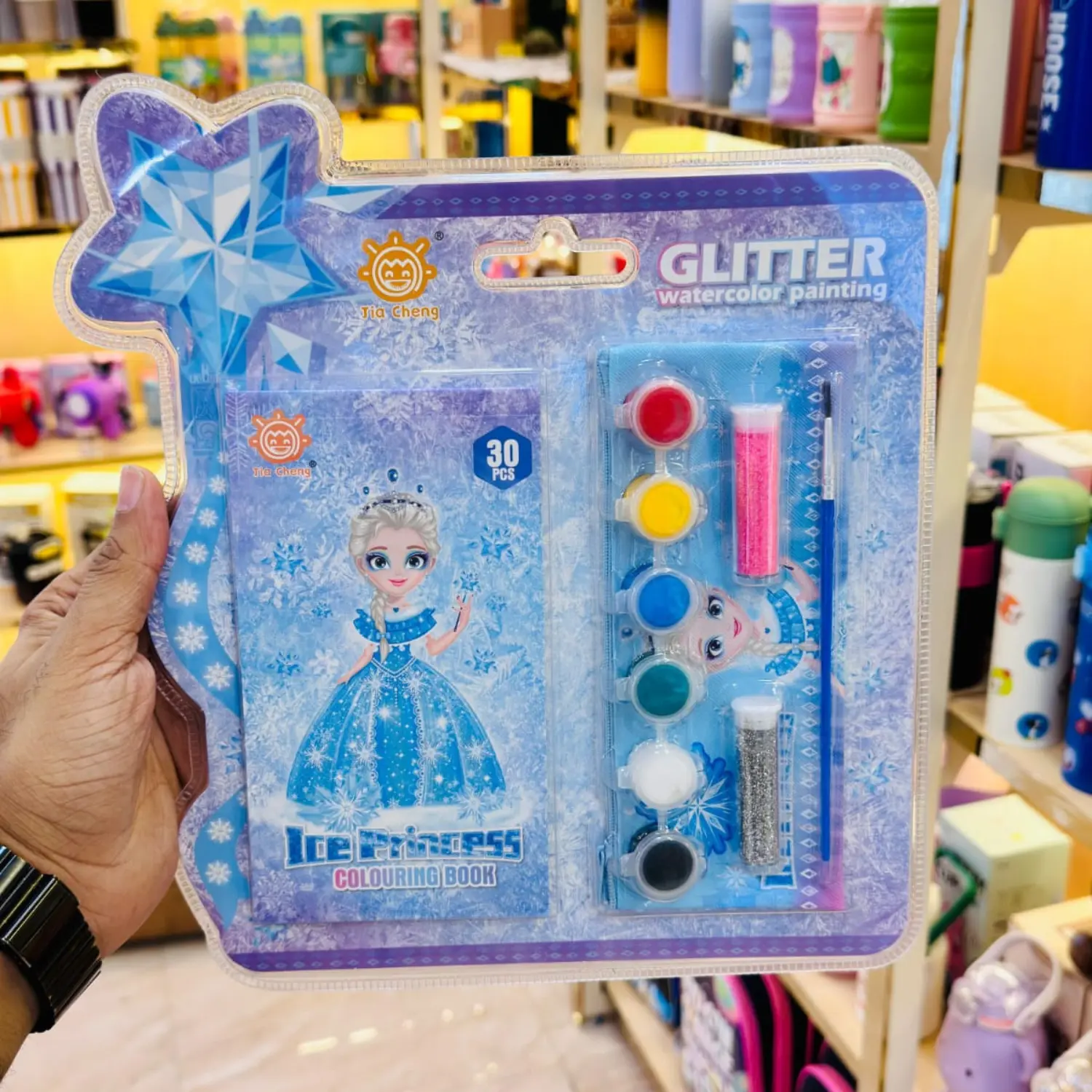 glitter painting set