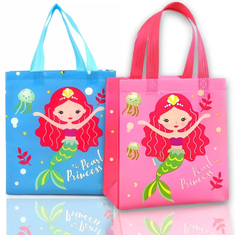 non woven carry bags mermaid