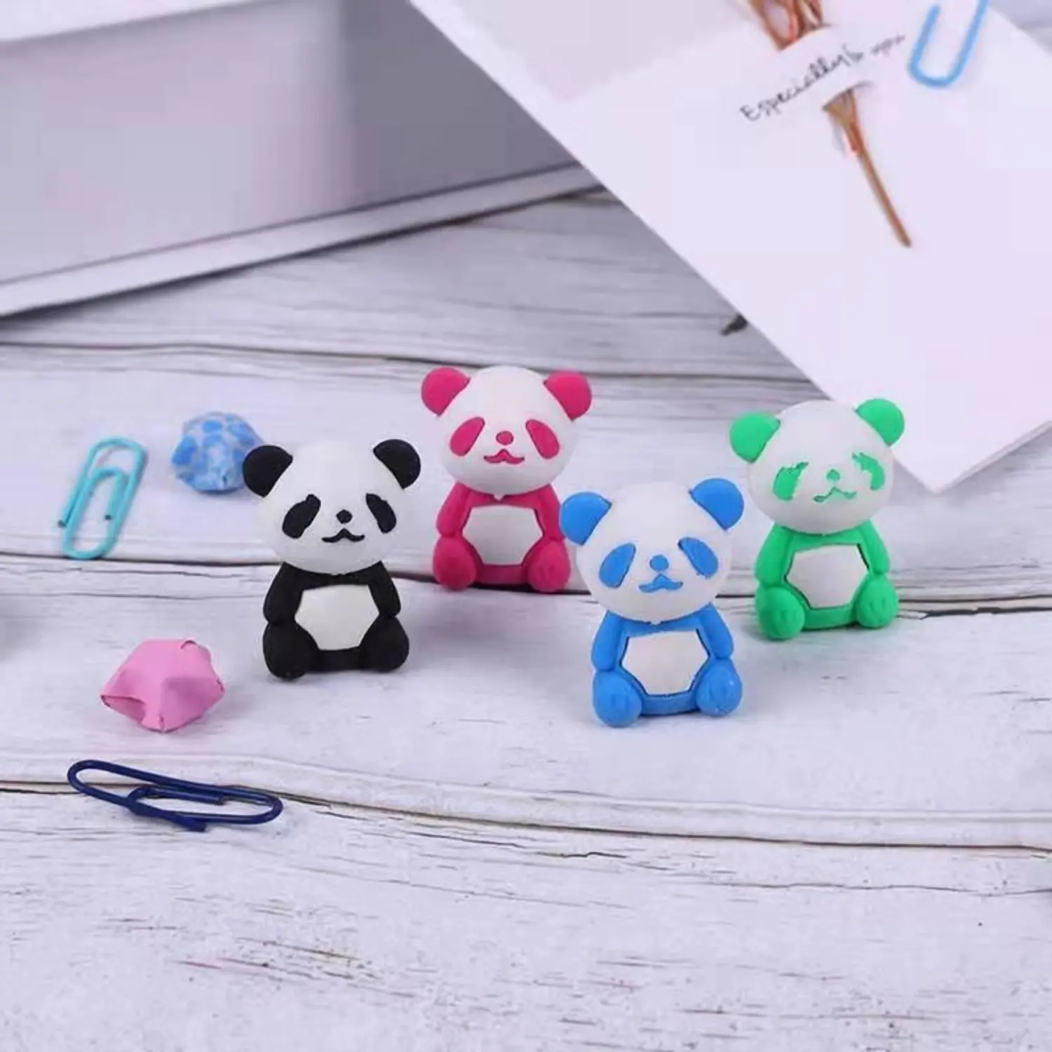 panda erasers panda erasers