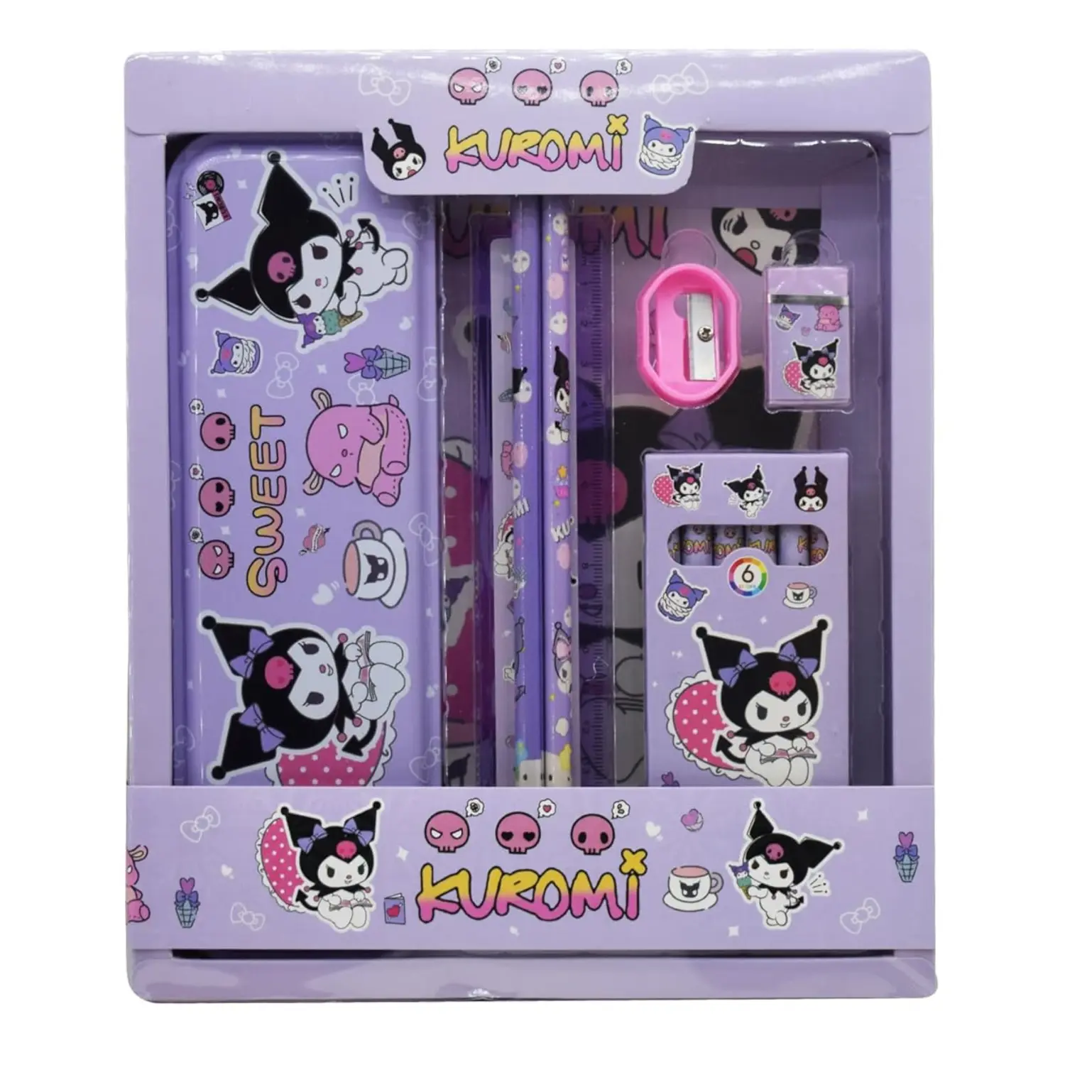 Kuromi stationery set