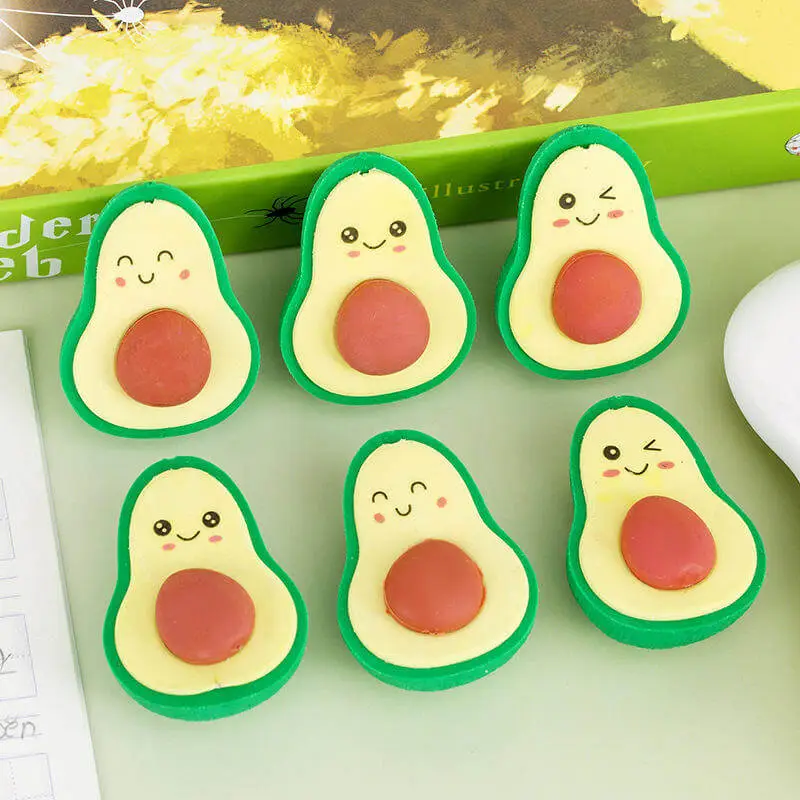 avocado erasers