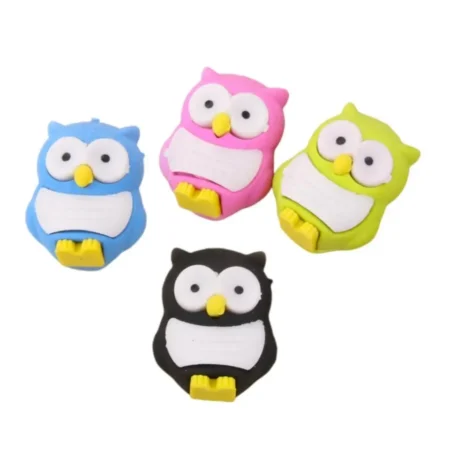 owl erasers