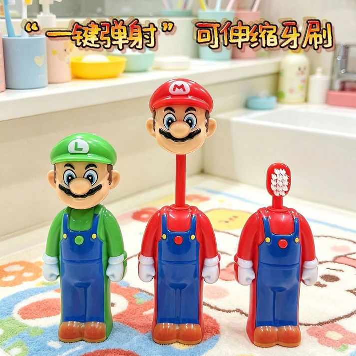 mario theme toothbrush for kids
