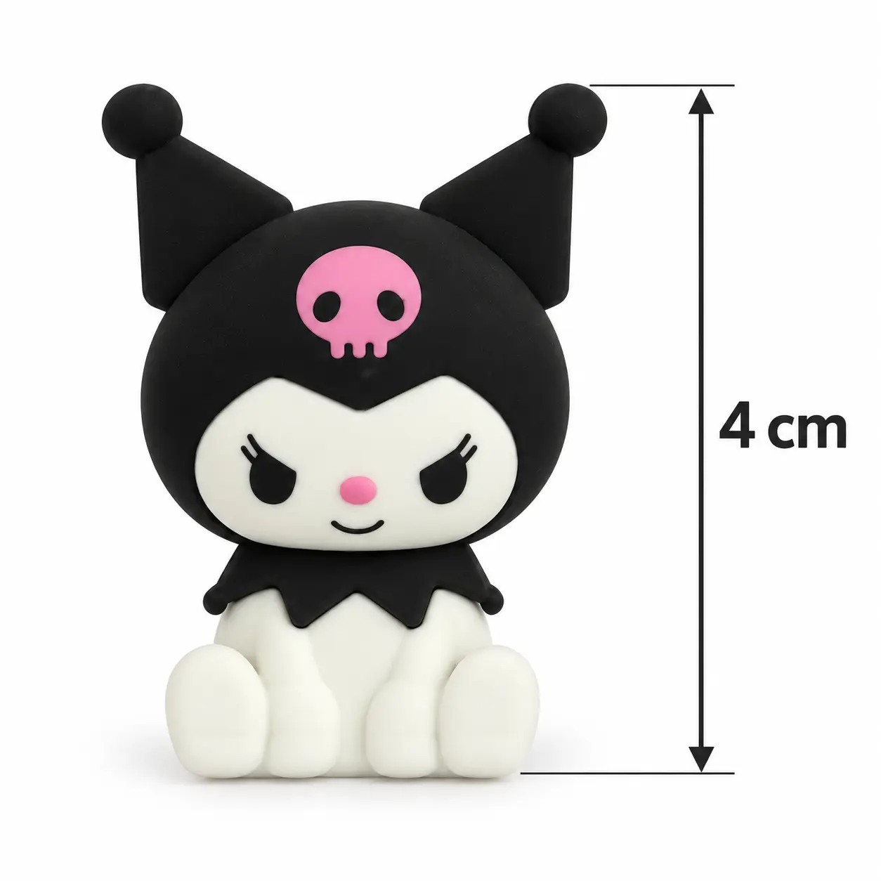 Black Kuromi eraser